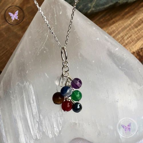 Chakra Cluster Pendant Necklace